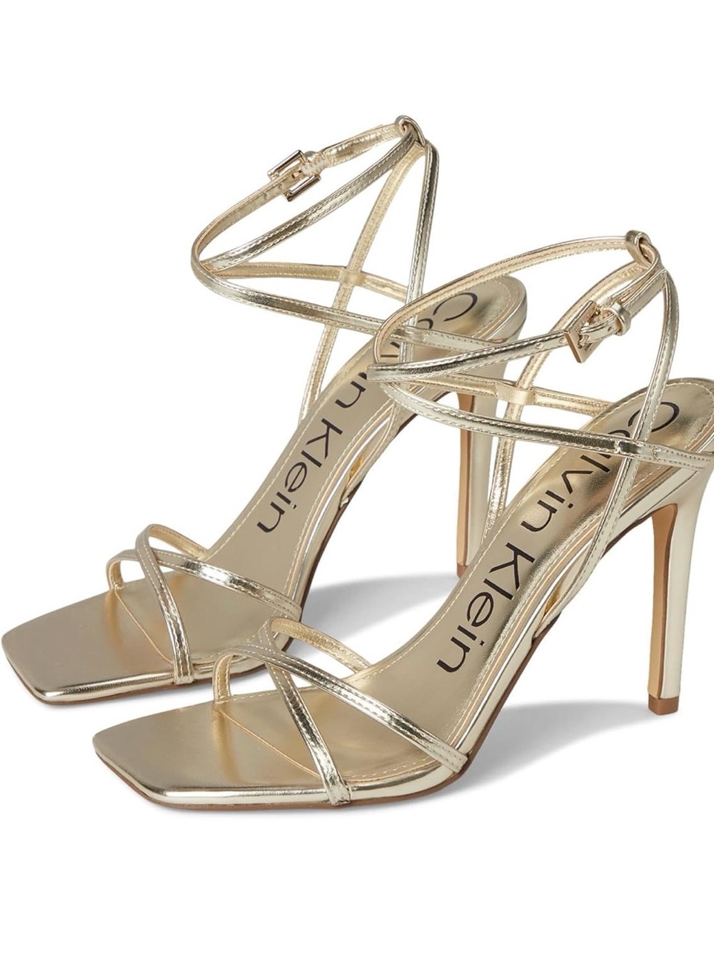 Calvin Klein Women's Tegin heeled Sandal Size 9